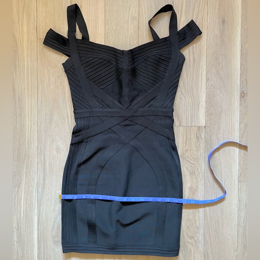 House of CB Black Bandage Bodycon Mini Dress - Picture 7 of 9